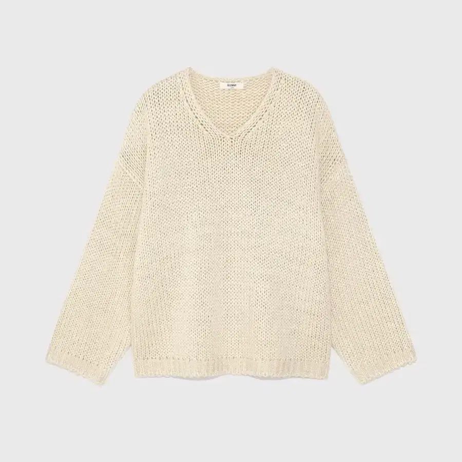 새상품) 글로니 G Cozy Over Knit Top 크림