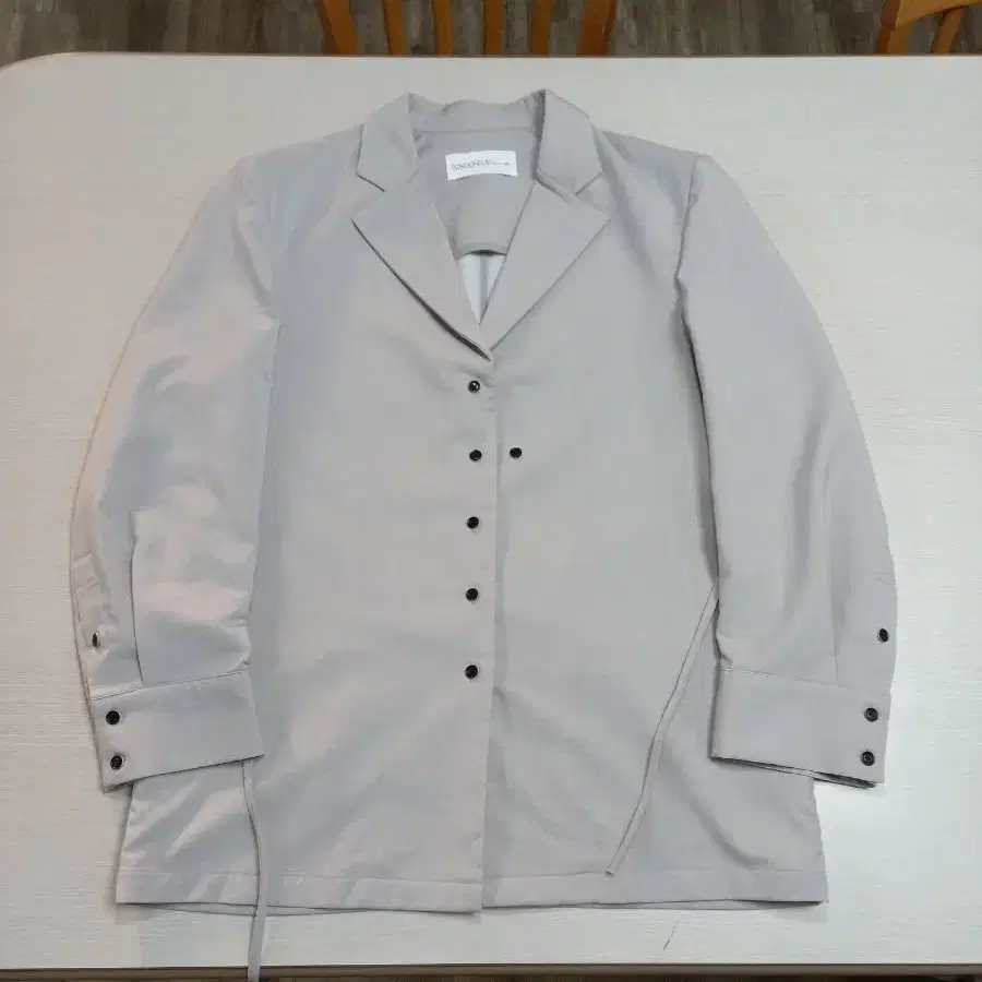 M95 LONDONFLAT 스판 오버핏 블레이저 그레이 M-57