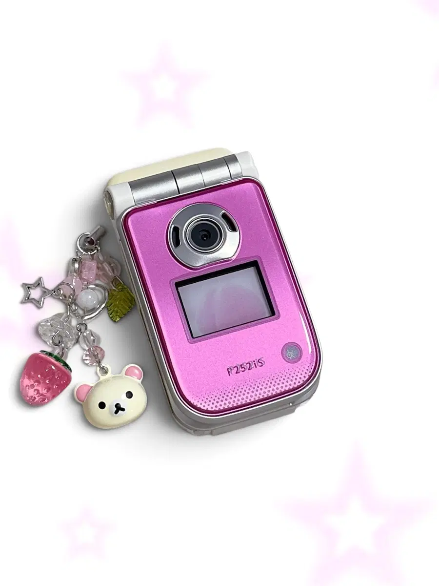 [반자동] 고전 도코모 복숭아 목업폰 모형폰 일본 폴더폰 핸드폰 휴대폰 y2k docomo
