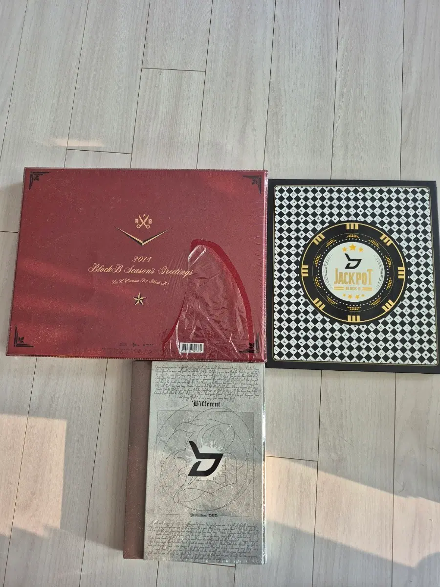 블락비 시즌그리팅 2014 + Jackpot 앨범 + Differenet DVD 배송비포함