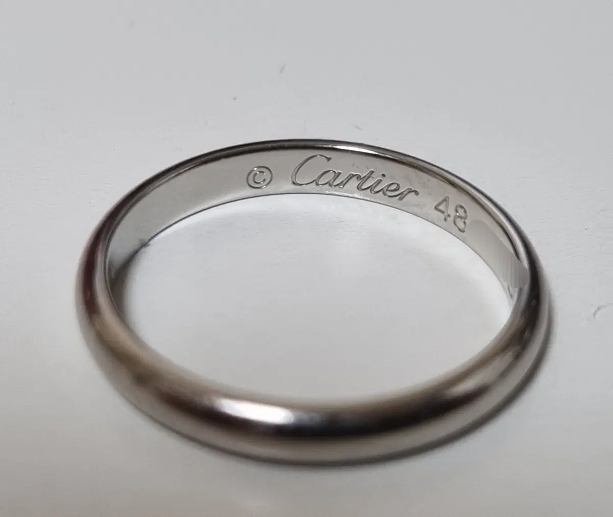 까르띠에 1895 링 48호 플래티늄 Cartier