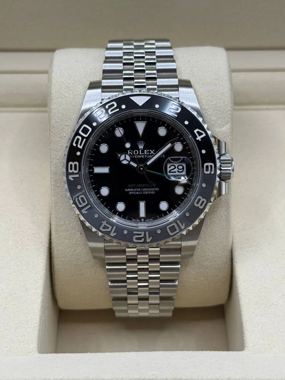 롤렉스 GMT-마스터2 40-126710GRNR 블랙 브루스웨인