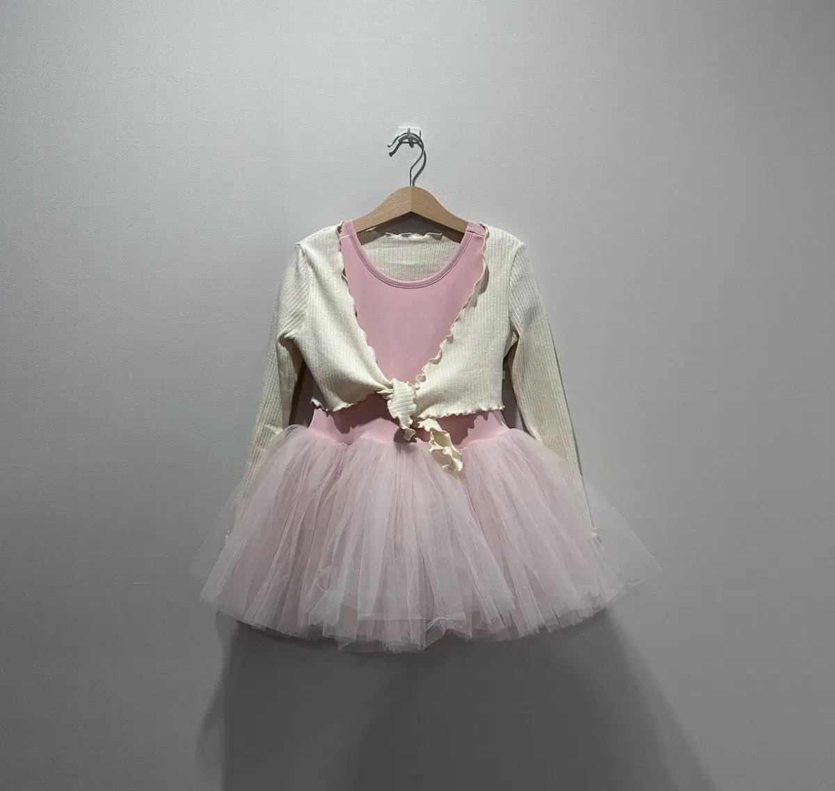 [L(~130cm)] 페피 발레복+가디건 세트