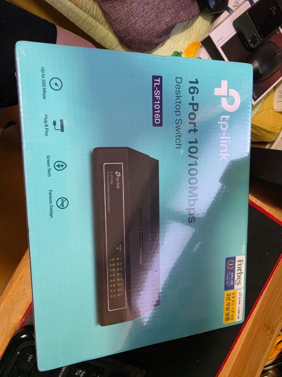 TP-Link TL-SF1016D 16포트 10/100Mbps 데스크탑 스위치