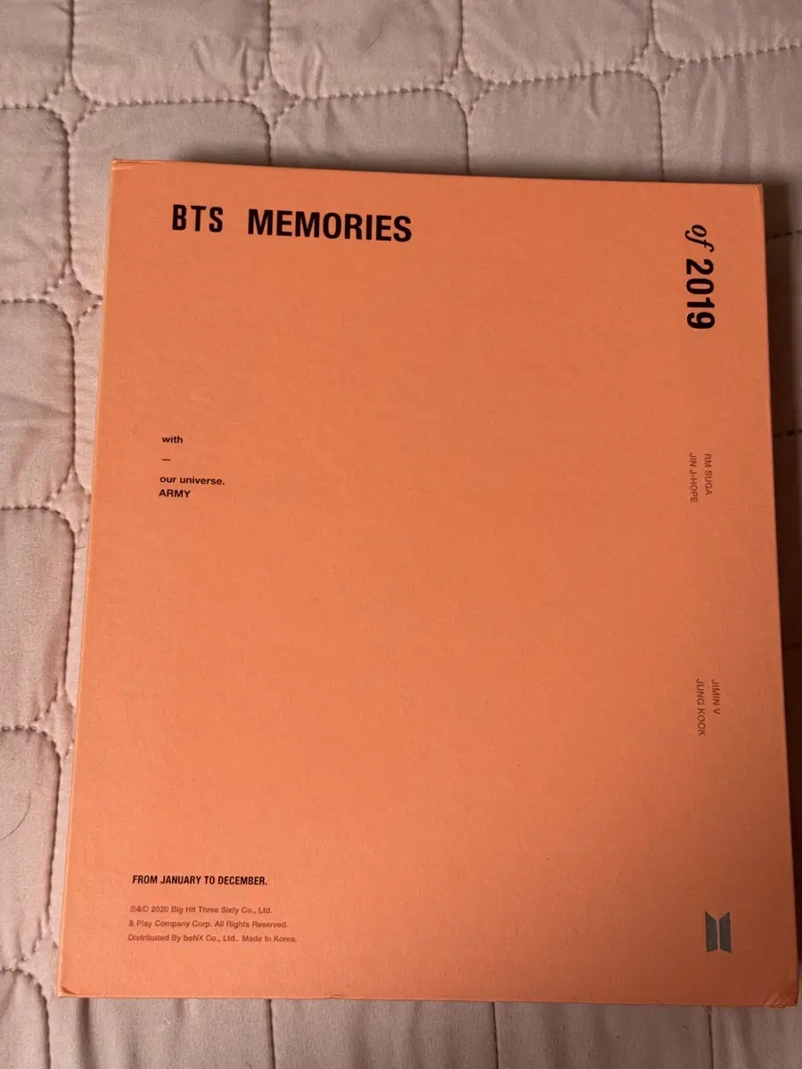 BTS 2019 MEMORIES OF 2019 메모리즈 방탄소년단