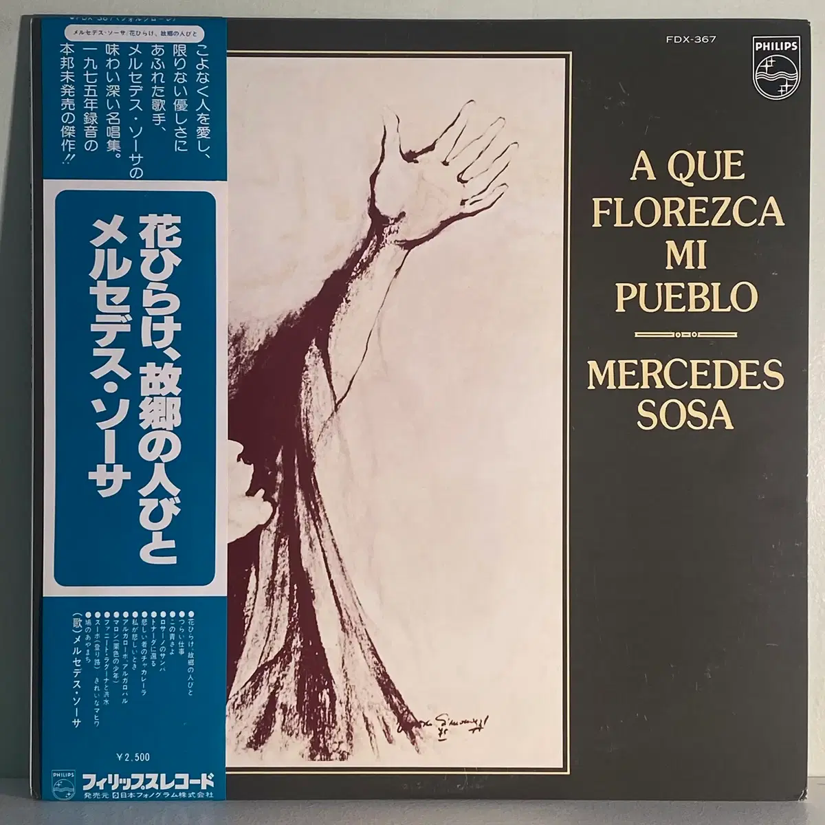 (수입중고LP-누에바깐시온) Mercedes Sosa -A Que Florezca Mi Pueblo