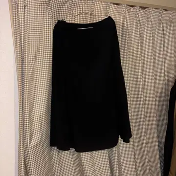 무인양품 플레어 스커트 블랙 XL