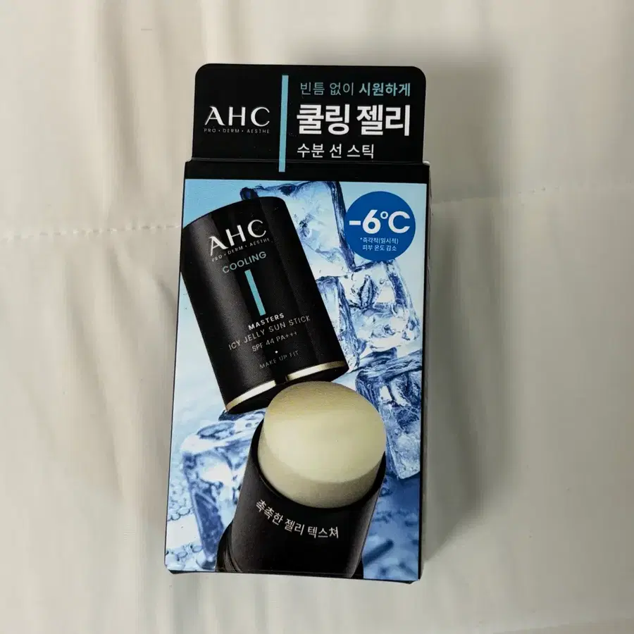 미개봉]AHC 마스터즈 쿨링 아이시 젤리 수분 선스틱 선크림