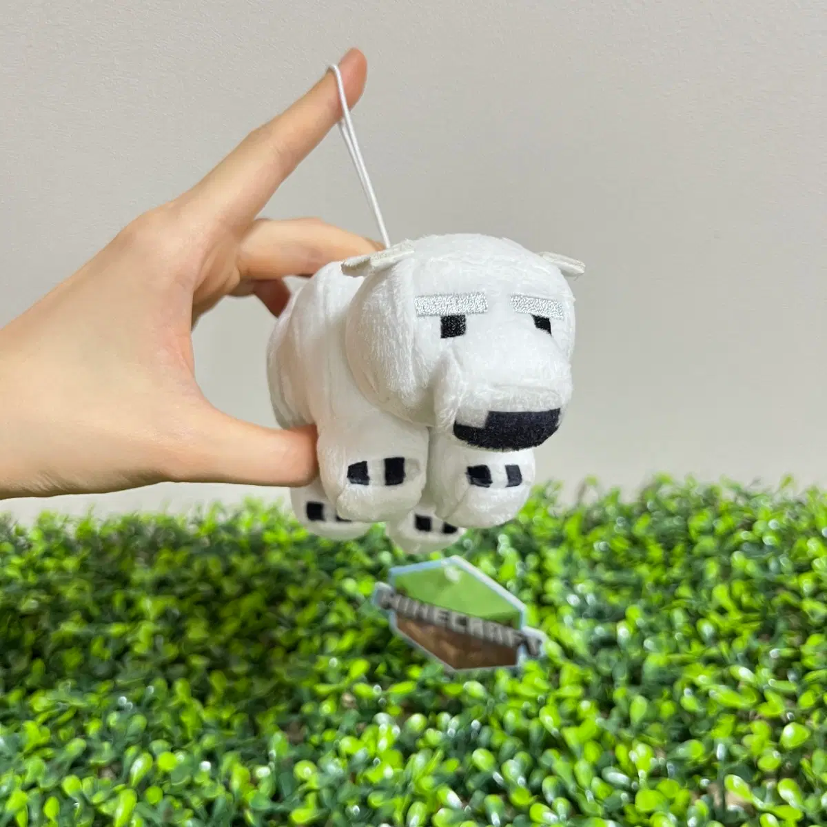 북극곰 키링 인형 마인크래프트 마크