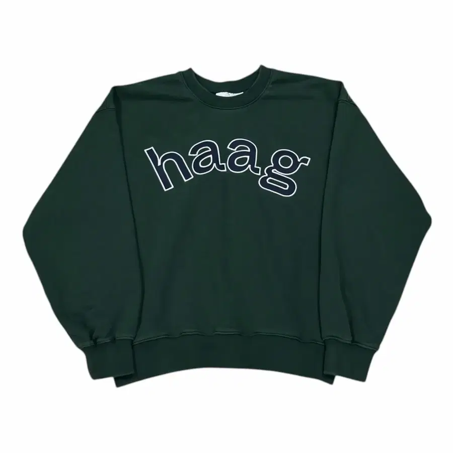헤이그 HAAG 스웻셔츠 맨투맨 그린