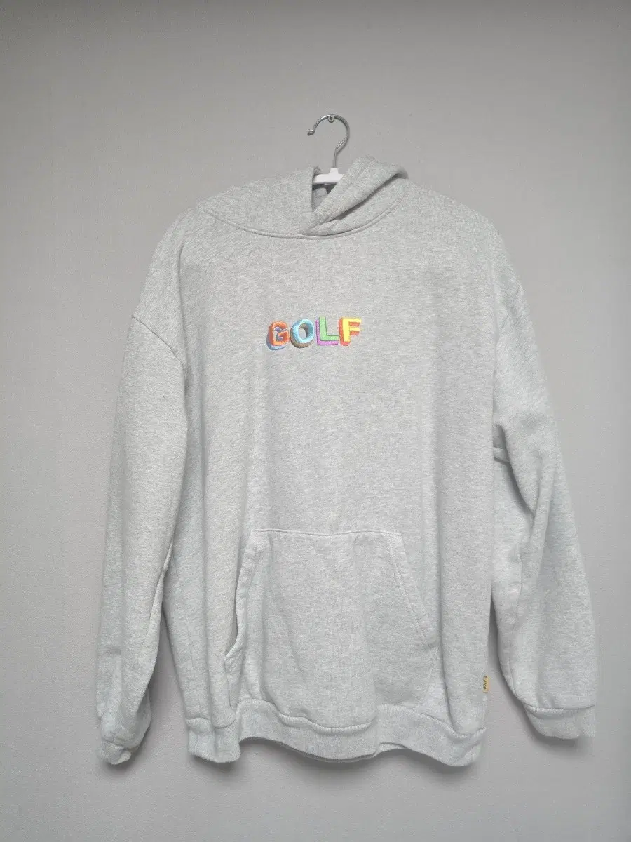 GOLF 후드티 그레이m