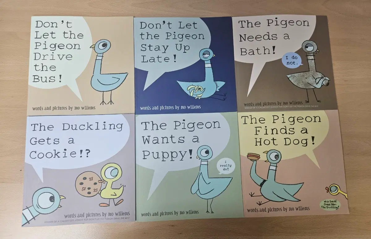Mo Willems The Pigeon 페이퍼백 6종