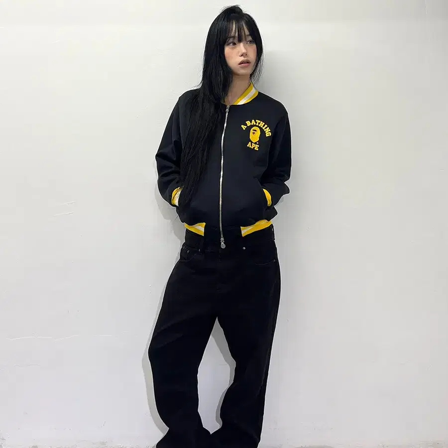 A BATHING APE Smooth Stadium Jacket