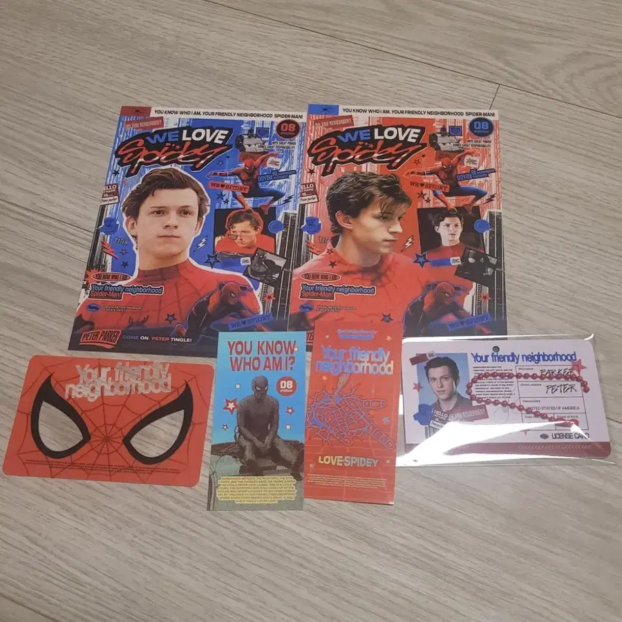 스파이더맨 응원카페 굿즈