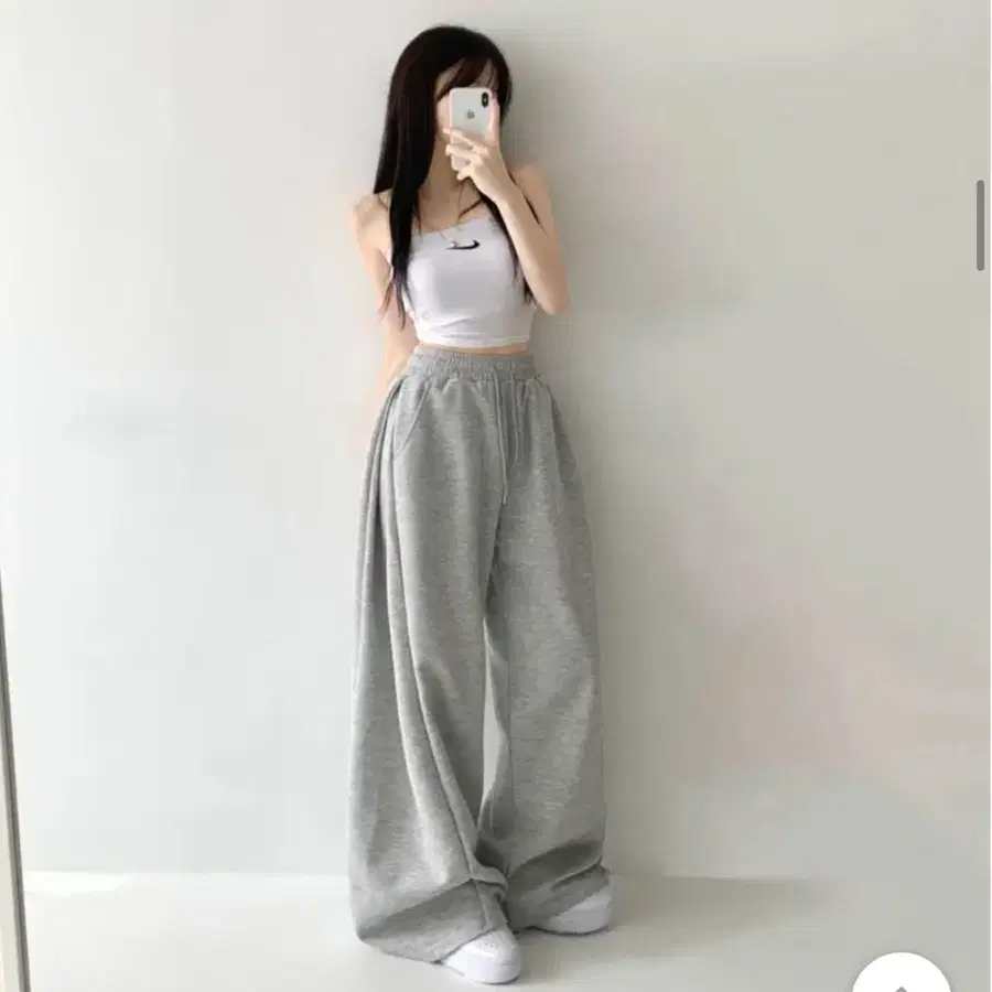 트레이닝 바지 회색