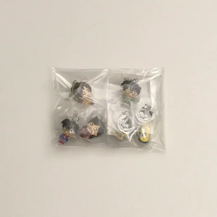 명탐정 코난 피규어 메지루시 키링 가챠 6종 세트
