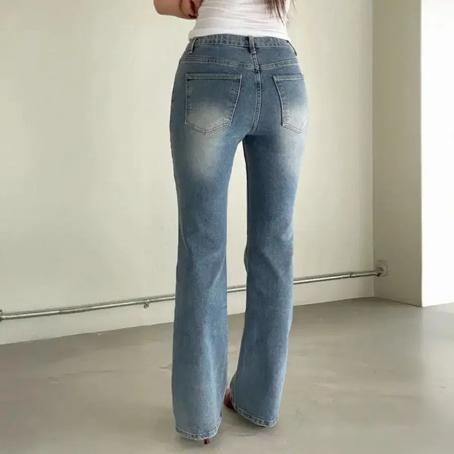 빈티지 부츠컷 데님 팬츠 슬림핏 청바지