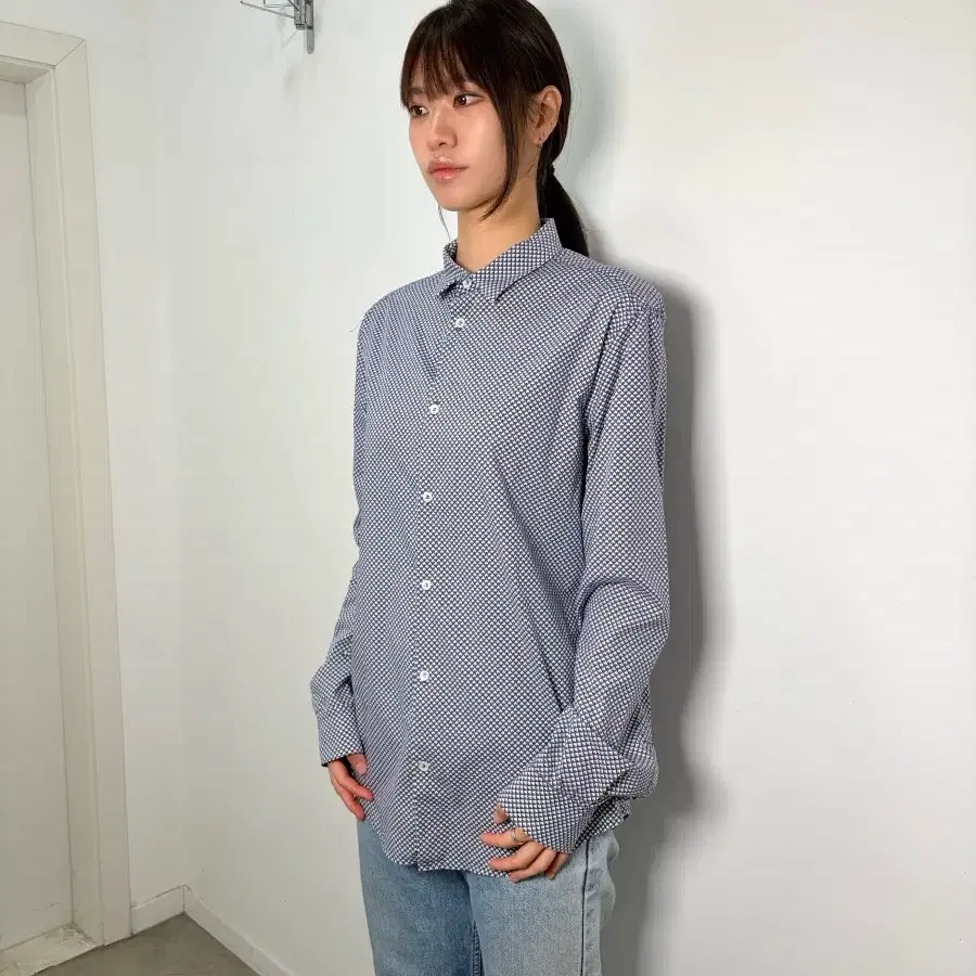 Armani 엠포리오 아르마니 멀티 패턴 긴팔 셔츠