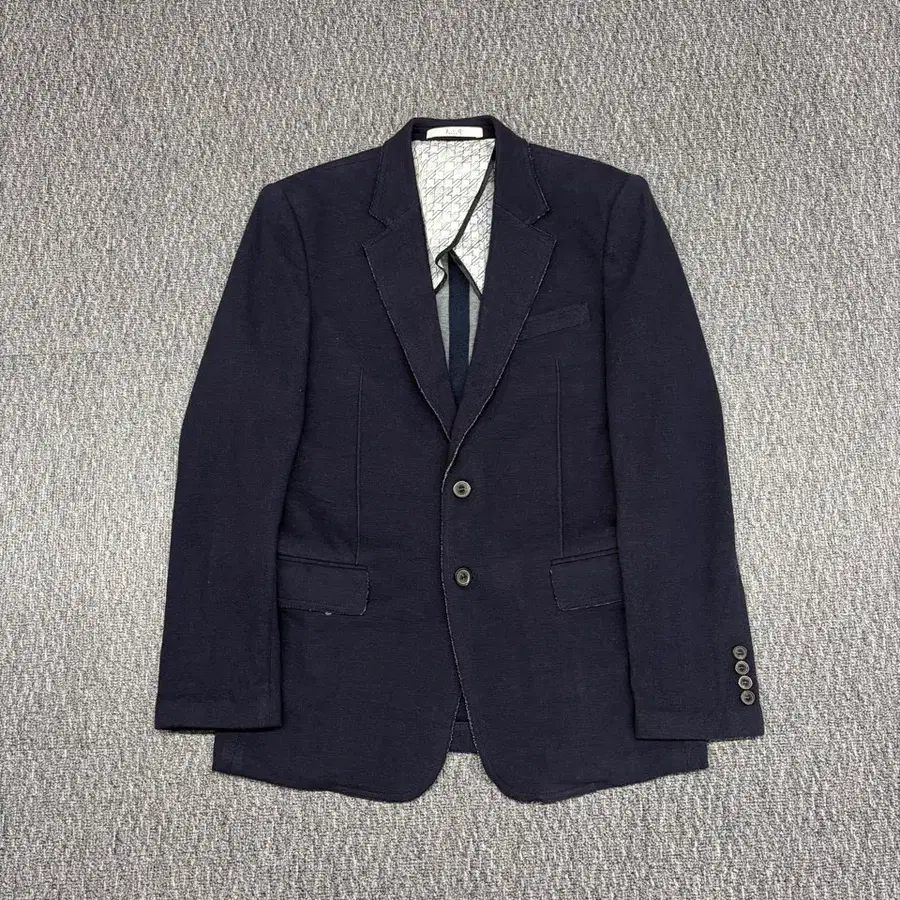지오송지오 면 투버튼 블레이저