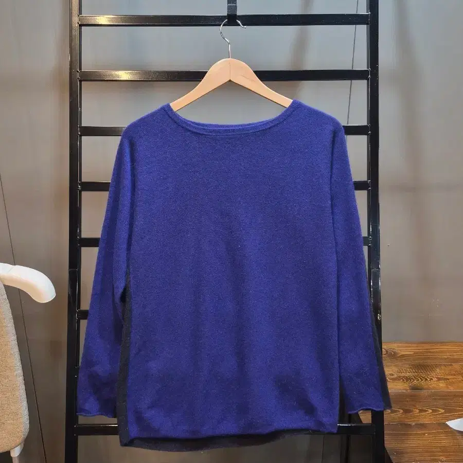 [M] 유니클로 UNIQLO 캐시미어 100% 여성 보트넥 니트 3.5