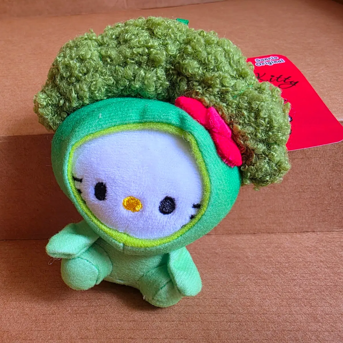 브로콜리 키티 키링 인형 새상품