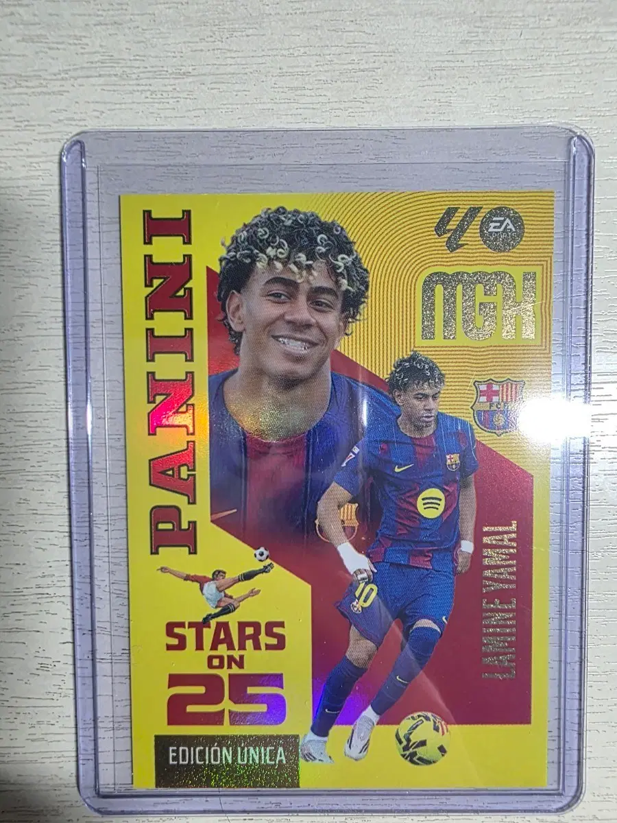 파니니 25주년 라민 야말 축구 카드