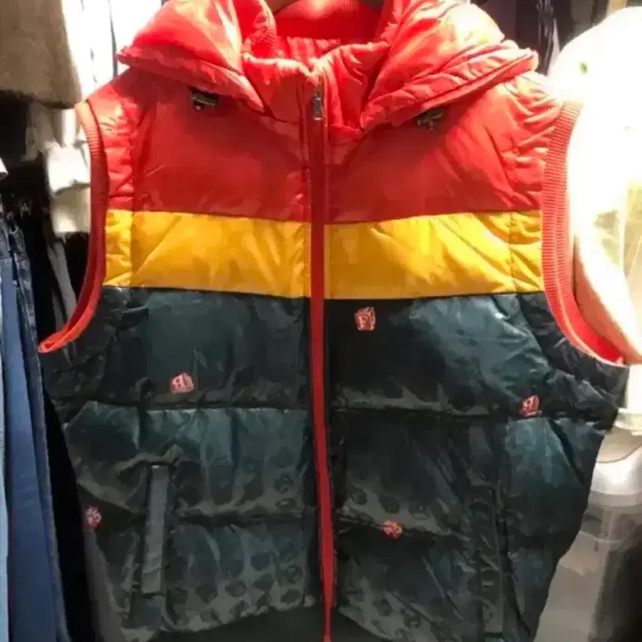 FUBU 컬렉션 브랜드 남성 패딩조끼 미착용