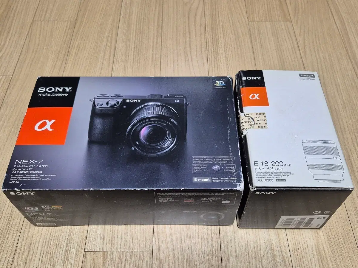 소니 알파 NEX-7 및 SEL18200