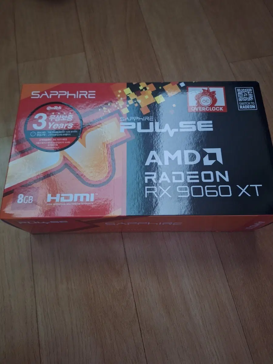 사파이어 rx9060xt 8gb 이엠택