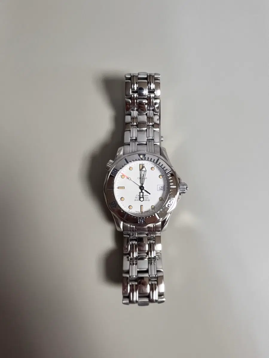 오메가 씨마스터 36mm 흰판 쿼츠