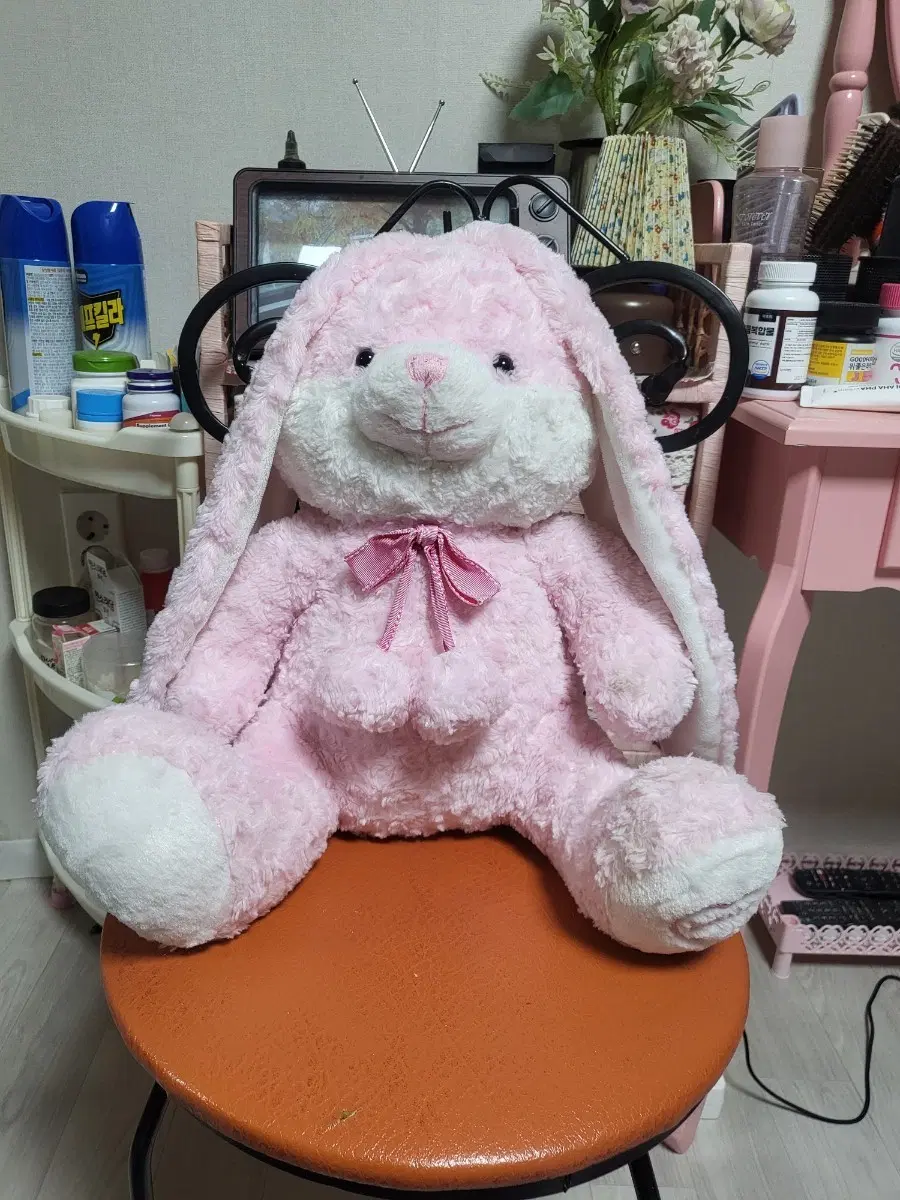 고전 토끼인형 대형 택포 빈티지 롭이어인형
