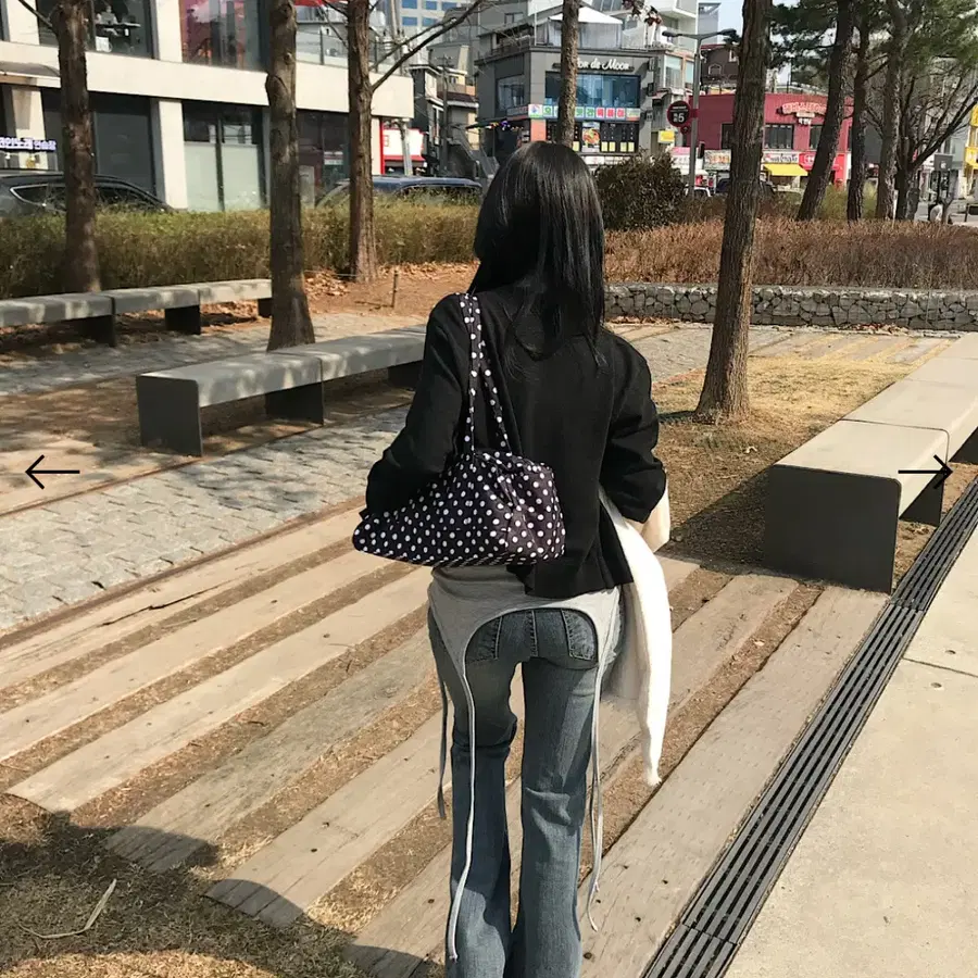 kirev 키레브 도트 가방