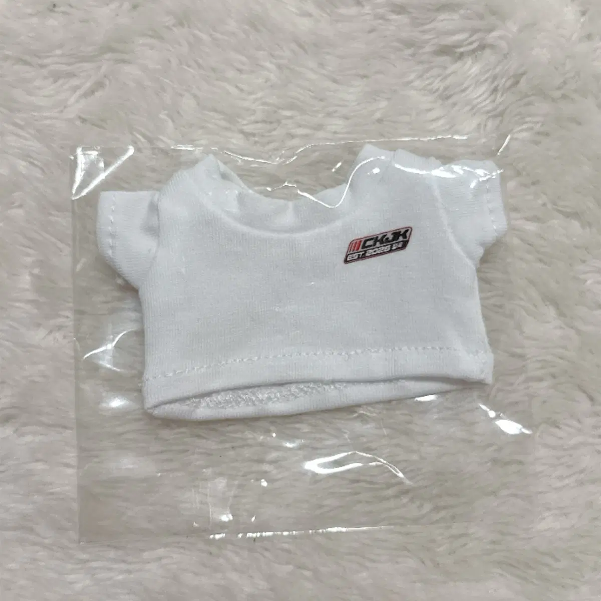 10cm 인형옷 정국 CKJK 티셔츠 꾹뚜기옷