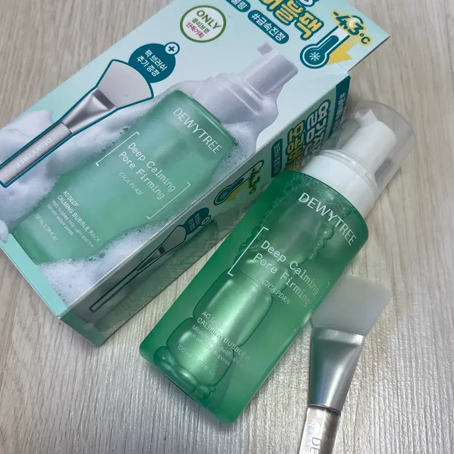 [모공진정/버블팩] 듀이트리 AC 딥 카밍 버블팩 100ml 기획 (+팩 브러쉬)