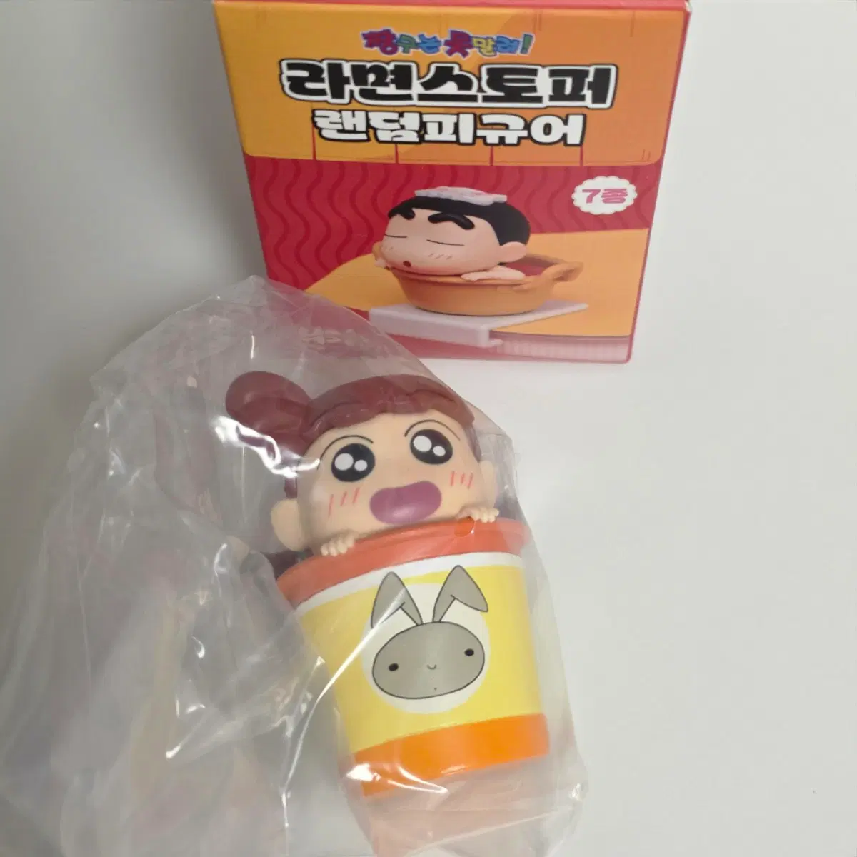 [미개봉] 짱구는 못말려 라면스토퍼 랜덤 피규어 유리