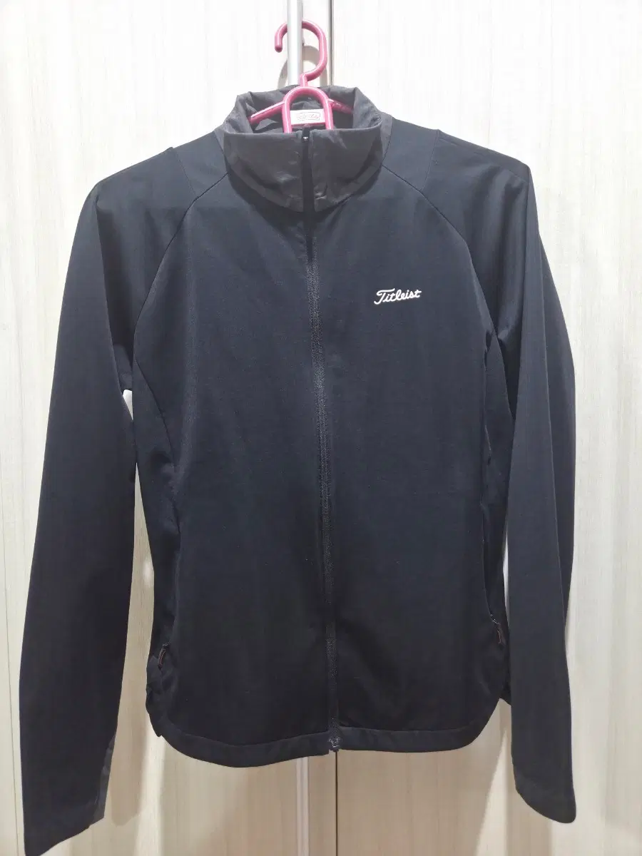 타이틀리스트 골프 집업 자켓 검정.바람막이