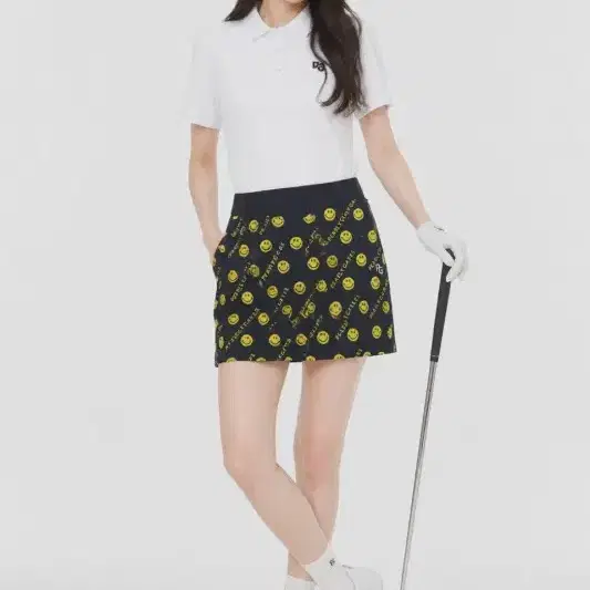 여27/파리게이츠 블랙 나일론 미니스커트