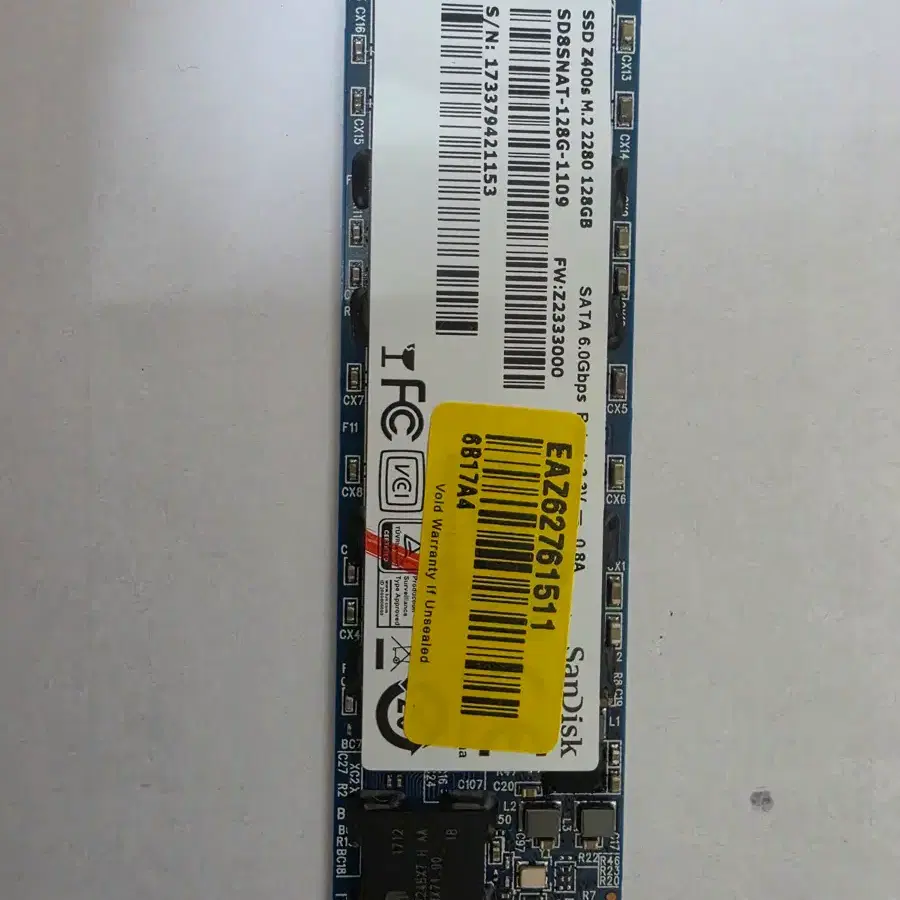 샌디스크 M.2 2280 128GB SATA SSD.20000원