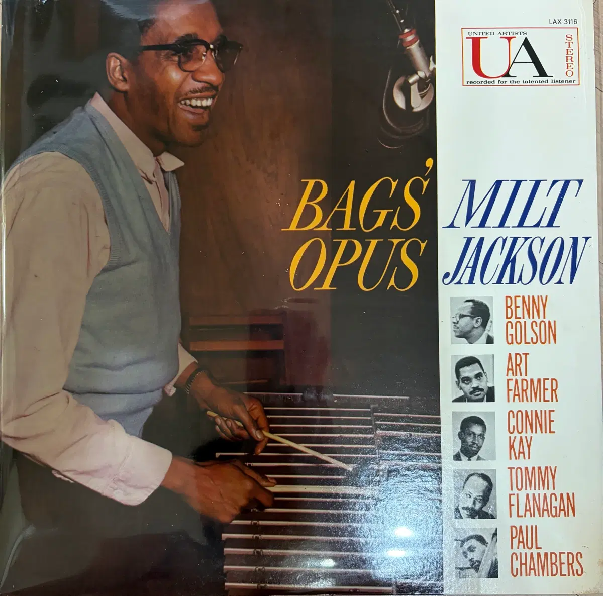 [재즈 LP / 일본반] 밀트 잭슨 - Bags Opus (United Artists / Ex++ / NM-)