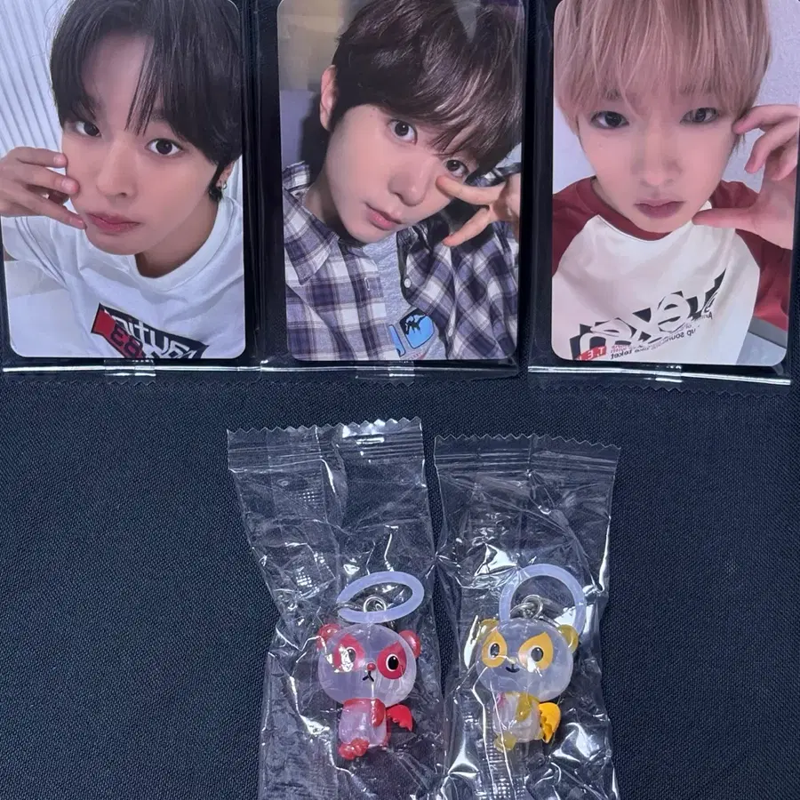 판쉘월드 고전판다 악마 천사 메지루시 키링 가챠 리쿠 사쿠야 료 포카