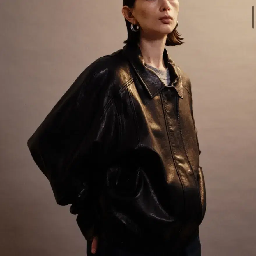 에토스 Coal jacket 가죽자켓 램스킨자켓 양가죽자켓 여성레더자켓 여성가죽자켓 여성레더코트
