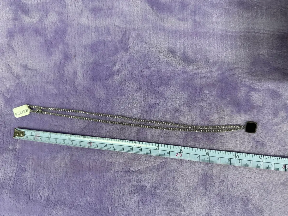미사용 새상품 스테인리스 스틸 럭셔리 블랙 사각 펜던트 체인 목걸이 본체 크기 1.1cm 스트랩 길이 45cm 남녀공용 데일리 패션 주얼리 팝니다