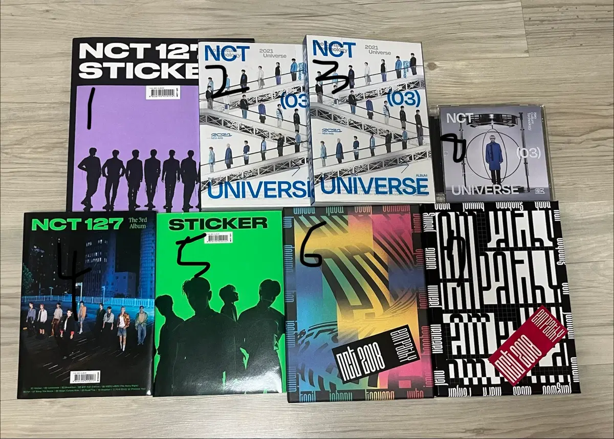 NCT 127/유니버스 앨범 판매