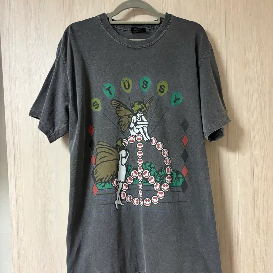 스투시 Lsd Tribe Pig. Dyed Short Sleeve T-Shirt