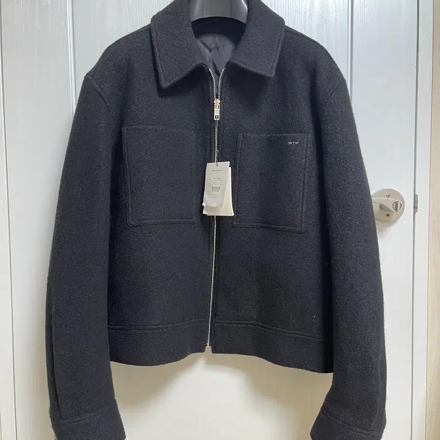 새상품)우영미 울 자켓 블랙 24fw