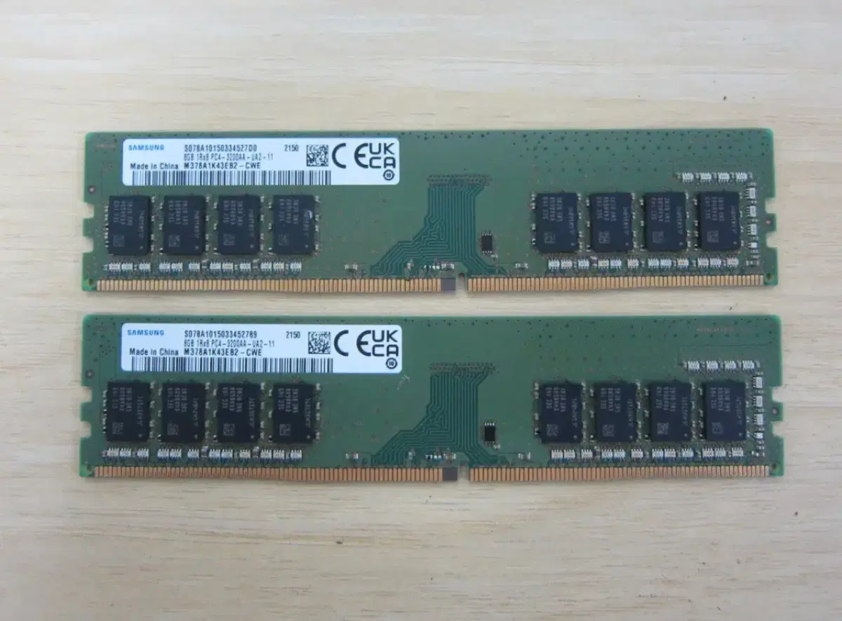 삼성전자 DDR4-3200 16GB (8GB x 2개) 세트 판매합니다