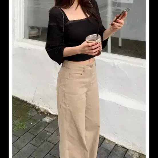 온트 지젤블라우스 M 새상품