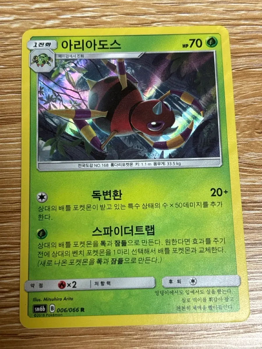포켓몬 TCG 아리아도스 R 챔피언로드 (한글판)