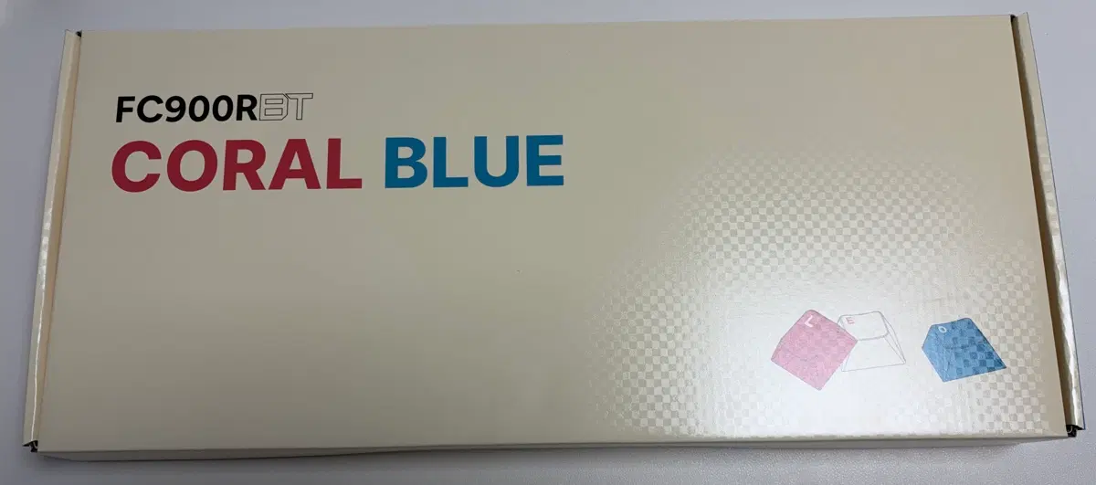 레오폴드 FC900RBT MX2A 코랄 블루 적축 한글각인 팝니다