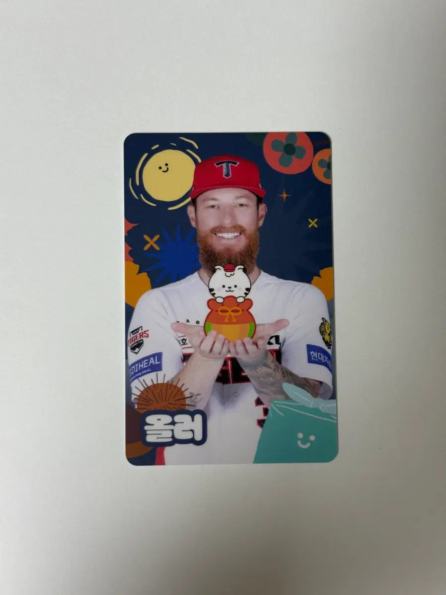 올러 기아 타이거즈 추석 포카 포토카드